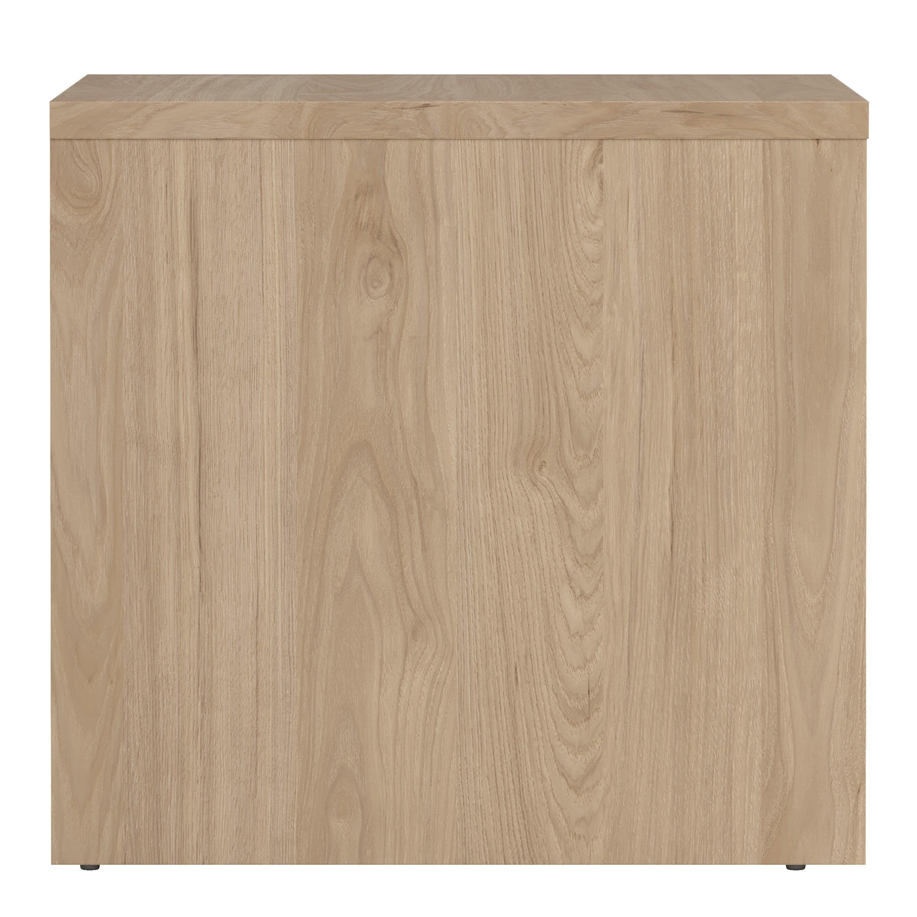 Next Nightstand 2 drawers Jackson Hickory White high gloss - image 4
