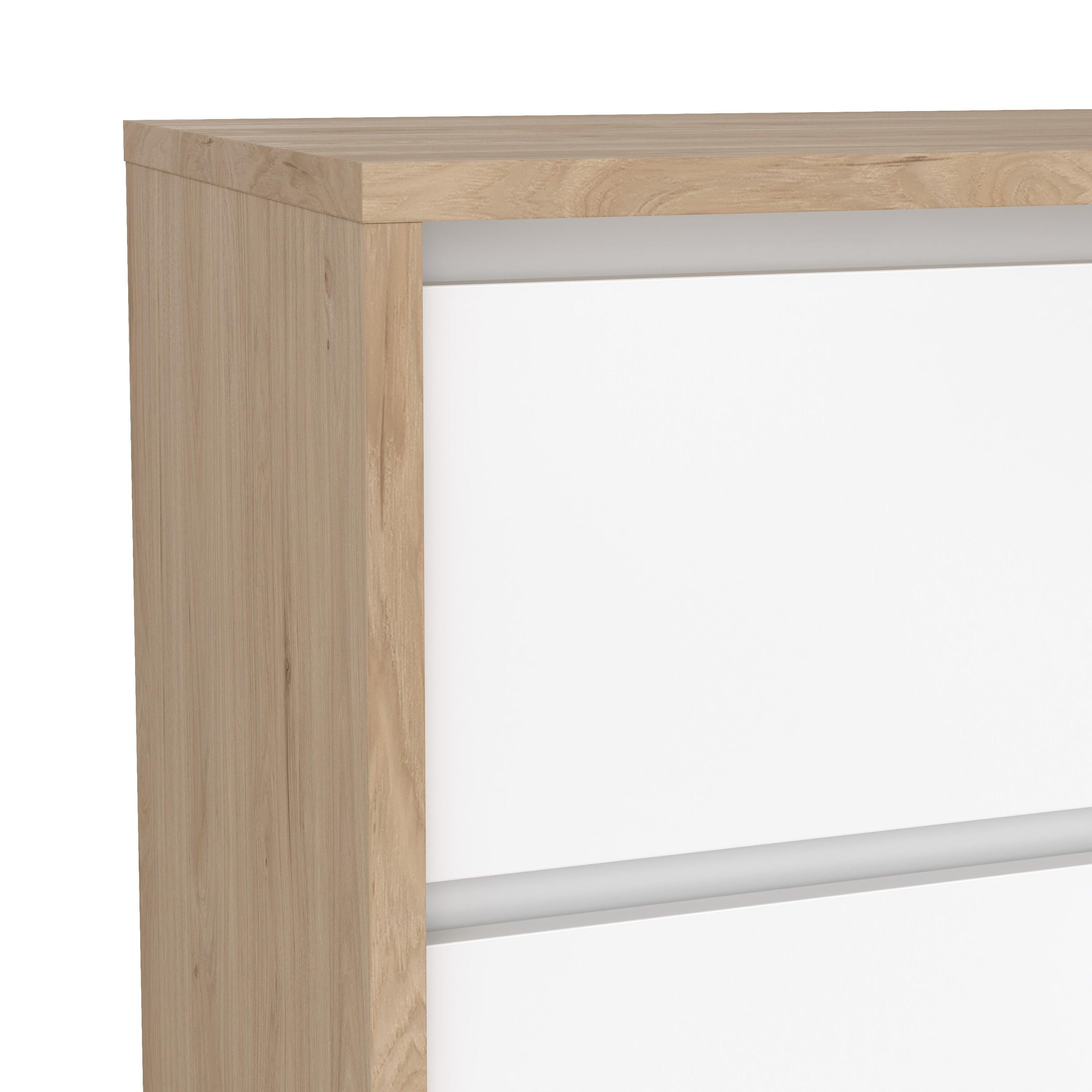 Next Chest 3 drawers Jackson Hickory White high gloss - image 8