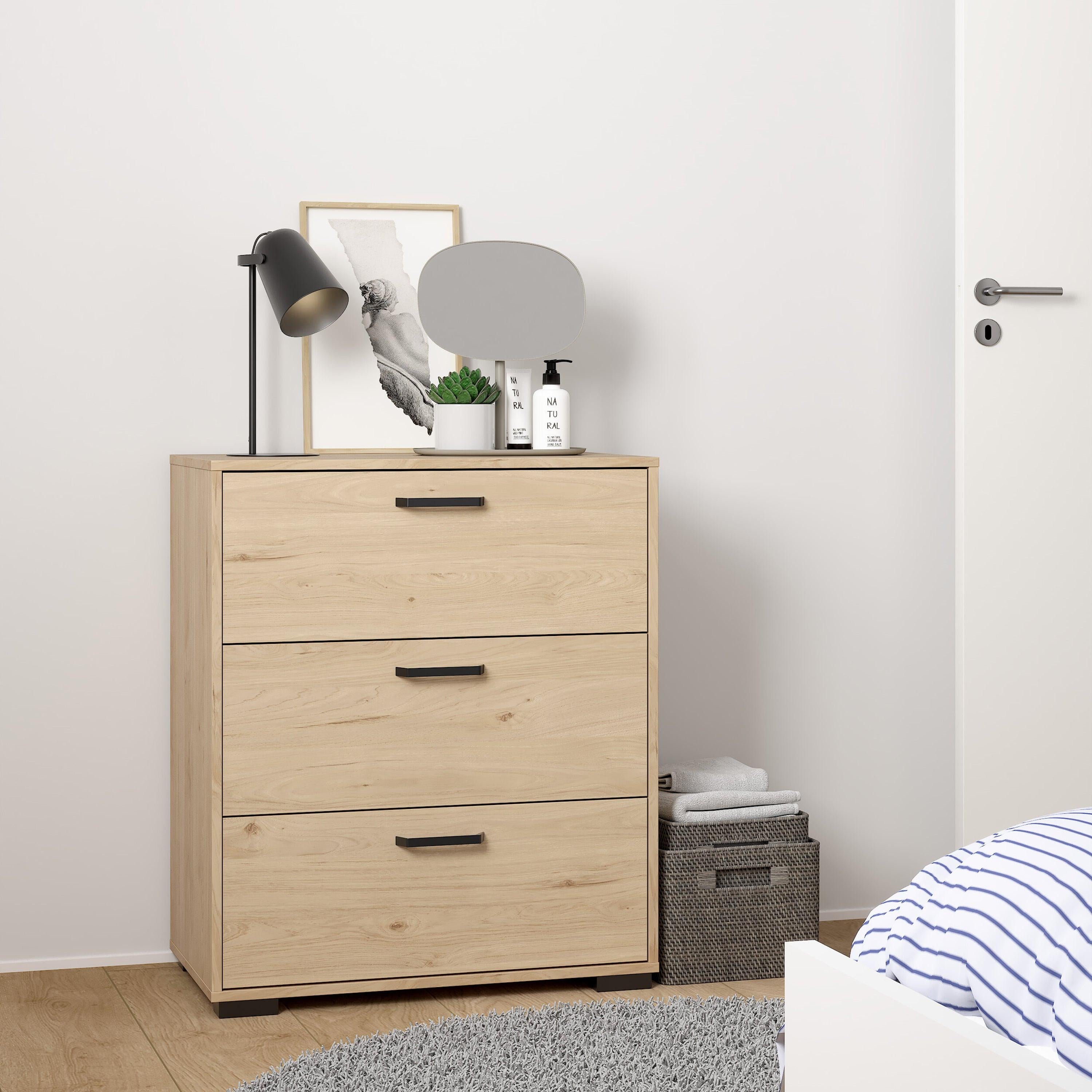 Sofia Chest 3 drawers Jackson Hickory - image 7