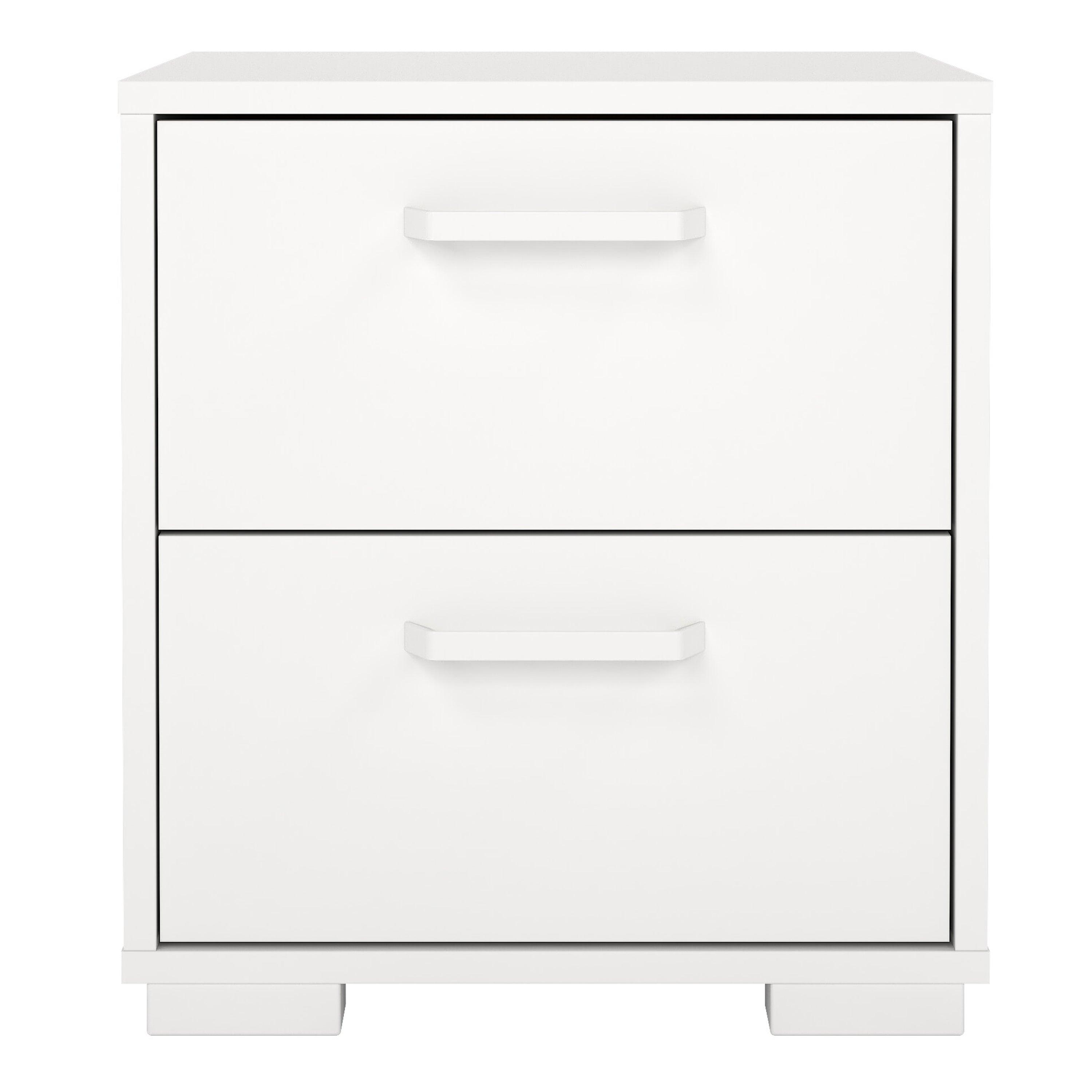 Sofia Nightstand 2 drawers White - image 2
