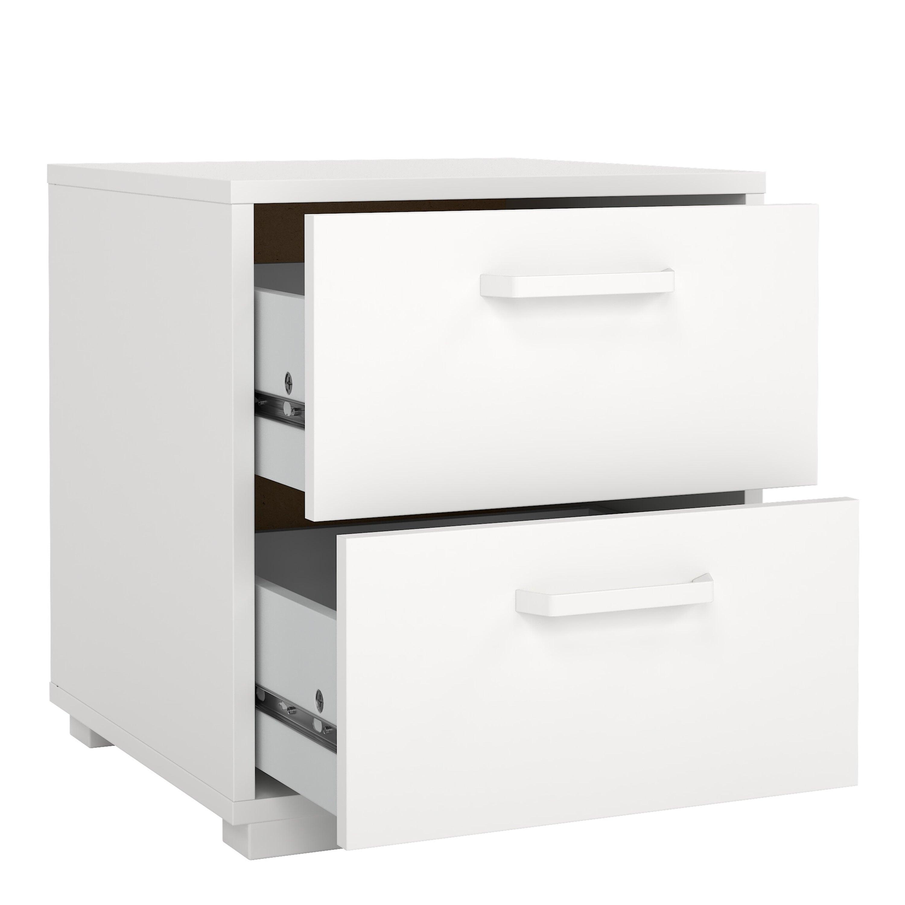 Sofia Nightstand 2 drawers White - image 5