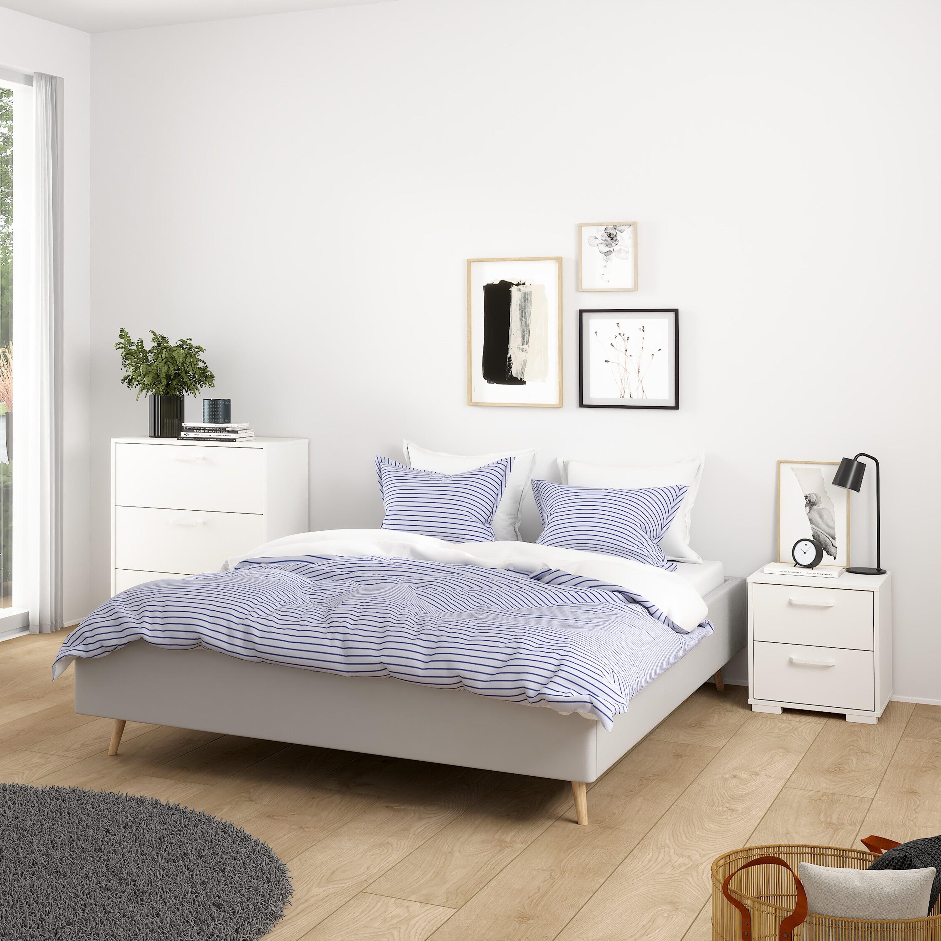 Sofia Nightstand 2 drawers White - image 6
