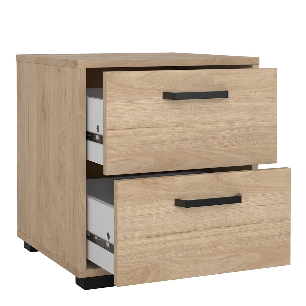 Sofia Nightstand 2 drawers Jackson Hickory - image 5