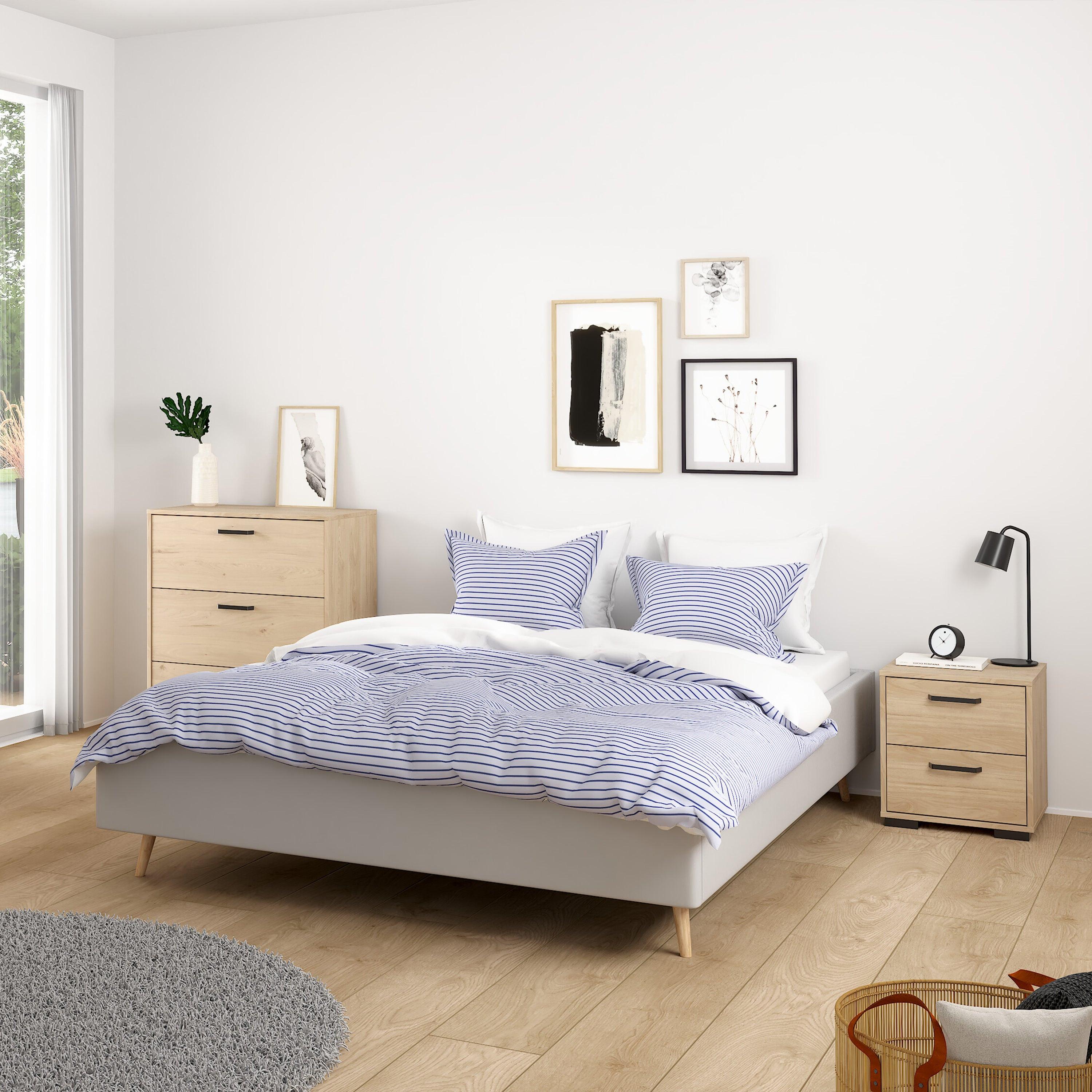 Sofia Nightstand 2 drawers Jackson Hickory - image 6
