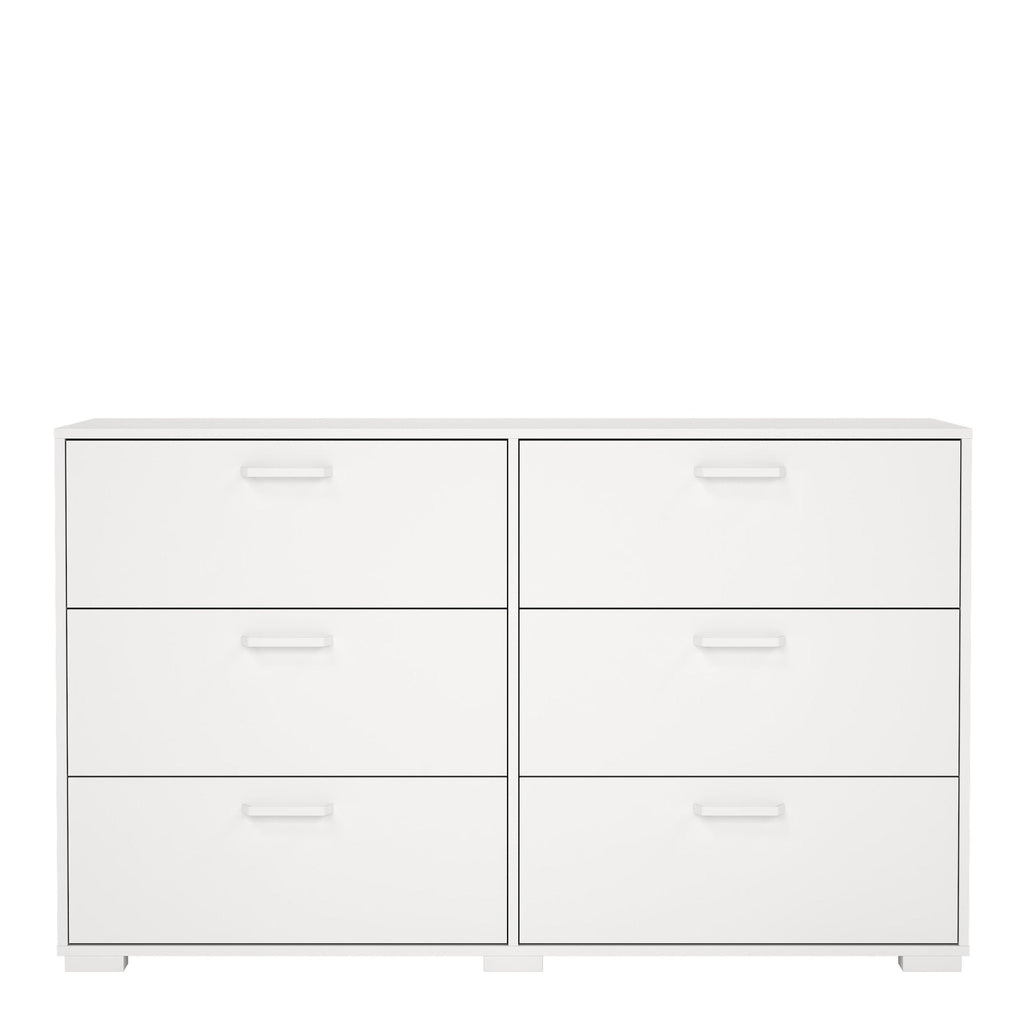 Sofia Double dresser 6 drawers White - image 2