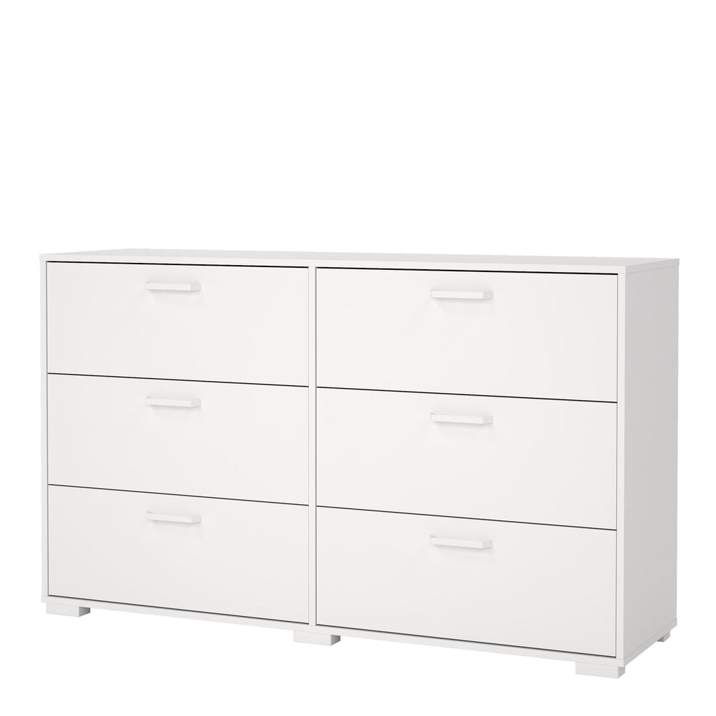 Sofia Double dresser 6 drawers White - image 3