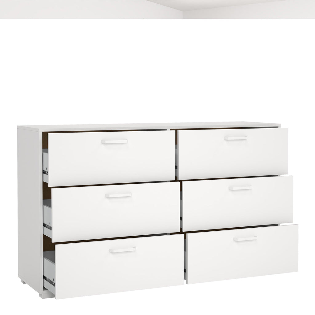 Sofia Double dresser 6 drawers White - image 5