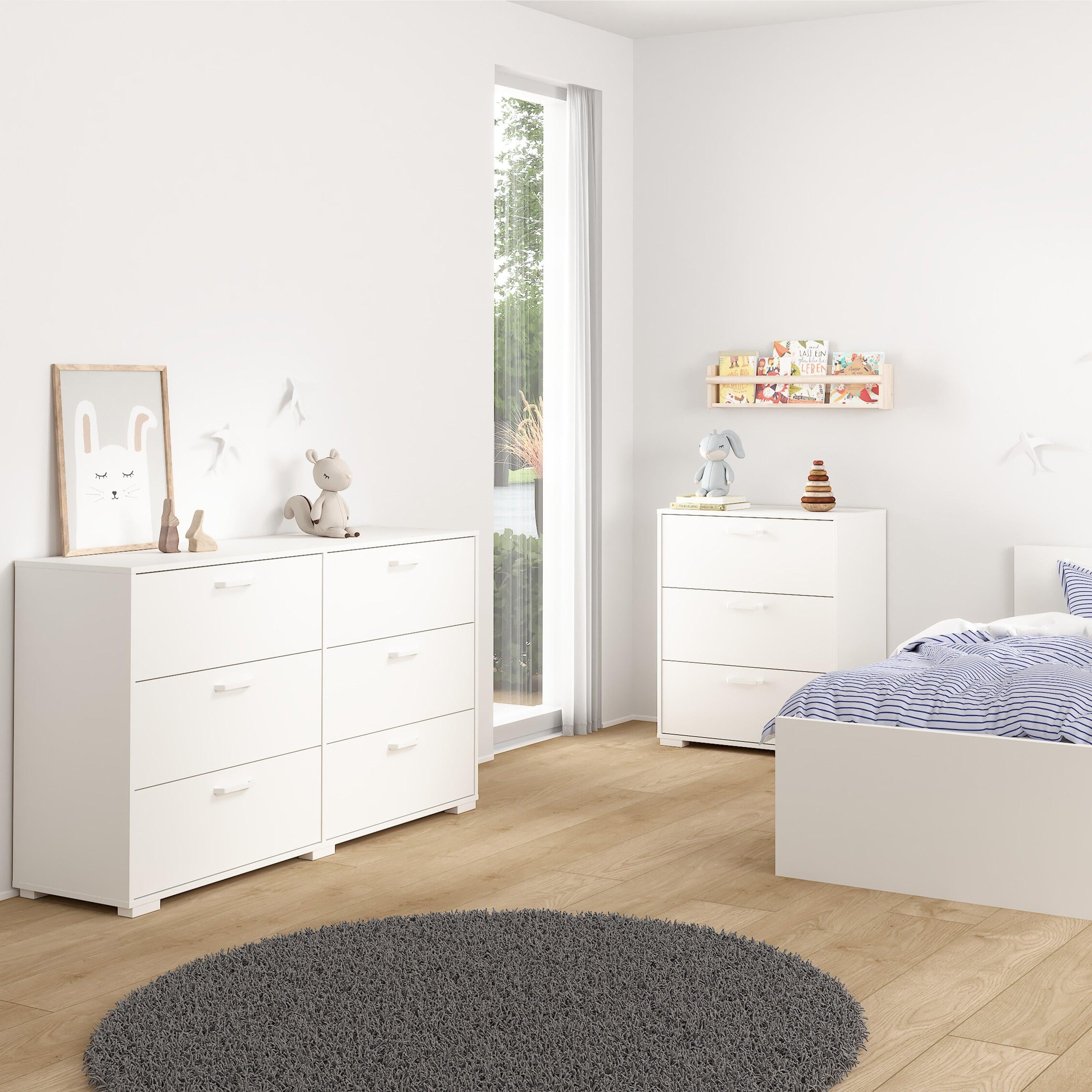 Sofia Double dresser 6 drawers White - image 7