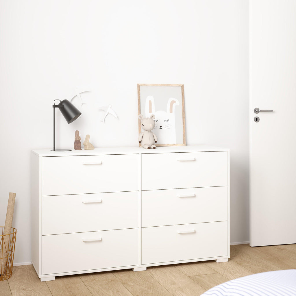 Sofia Double dresser 6 drawers White - image 8