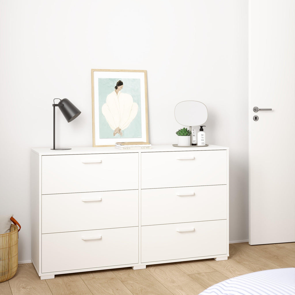 Sofia Double dresser 6 drawers White - image 9