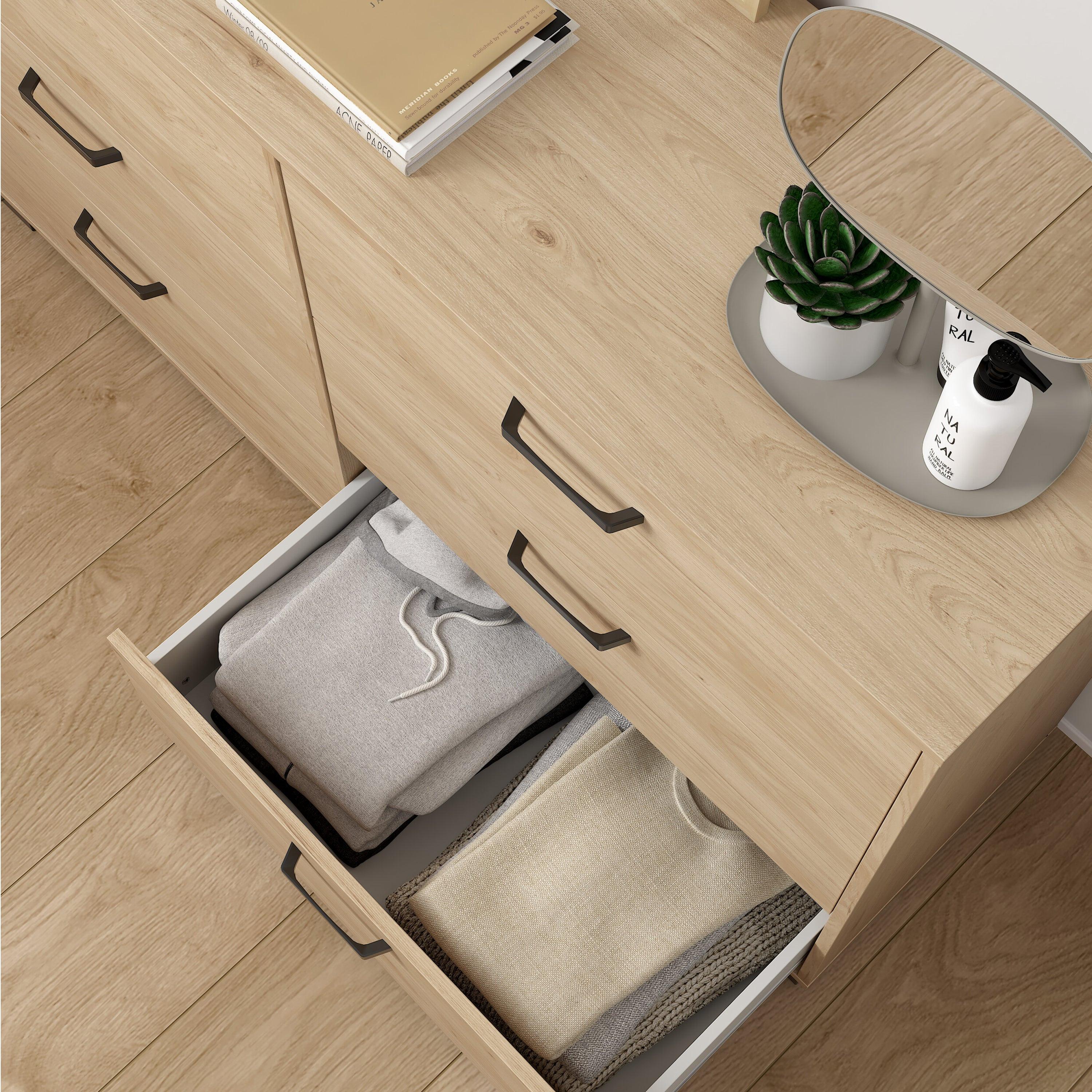 Sofia Double dresser 6 drawers Jackson Hickory - image 11