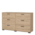 Sofia Double dresser 6 drawers Jackson Hickory - image 3