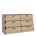 Sofia Double dresser 6 drawers Jackson Hickory - image 5