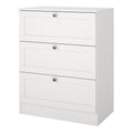 Brande Chest with 3 Frame Drawers in White - image 3