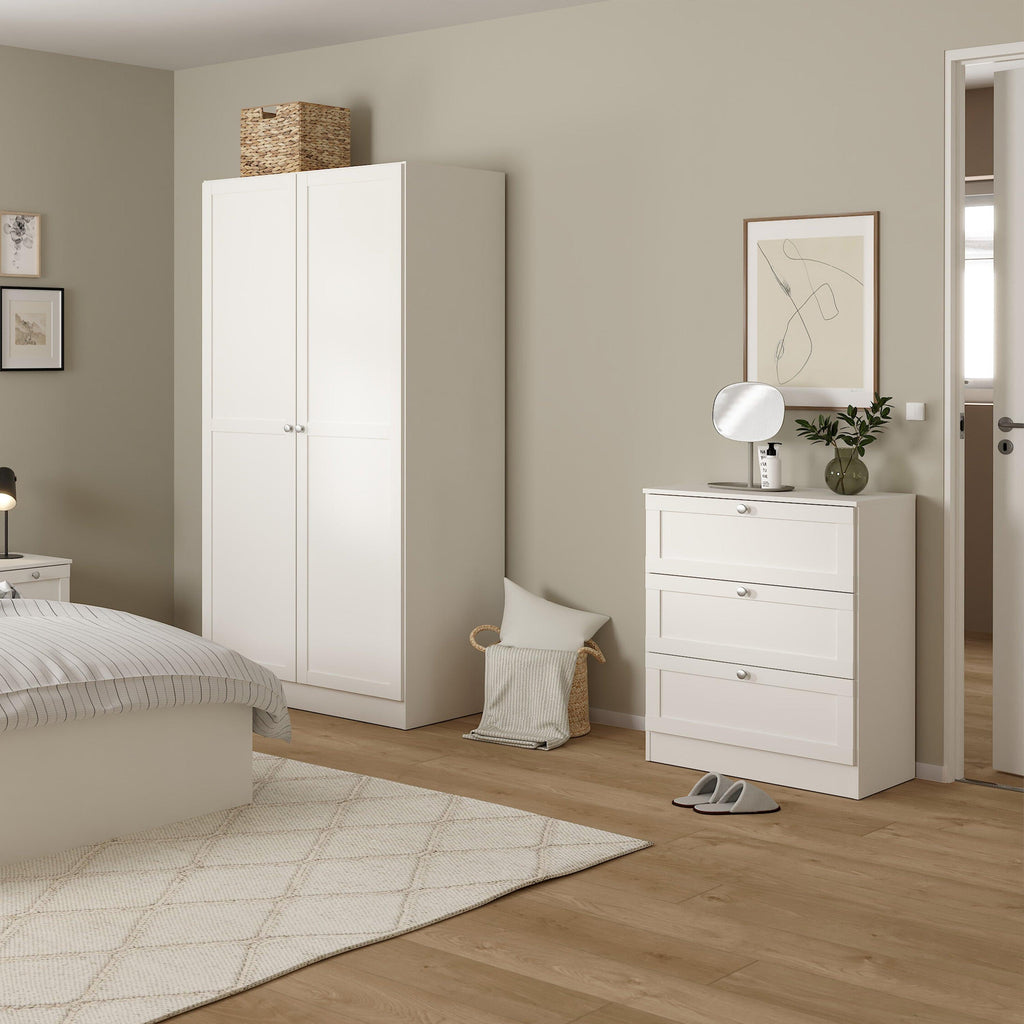 Brande Chest with 3 Frame Drawers in White - image 6
