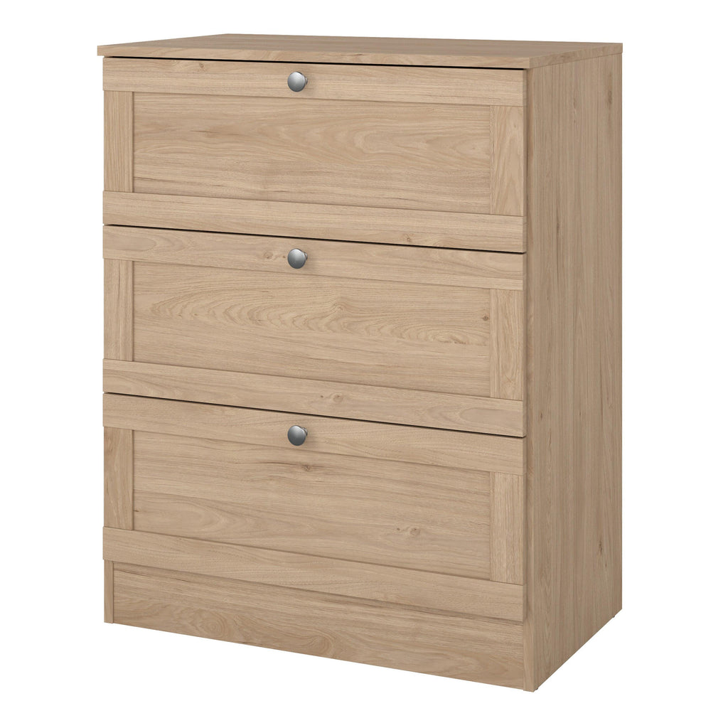 Brande Chest with 3 Frame Drawers in Jackson Hickory - image 3