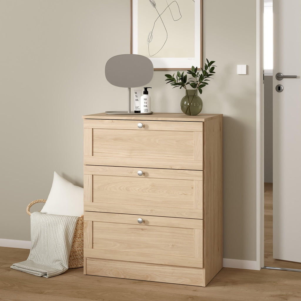 Brande Chest with 3 Frame Drawers in Jackson Hickory - image 7