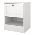 Brande Nightstand with1 Frame Drawer in White - image 3