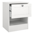 Brande Nightstand with1 Frame Drawer in White - image 5