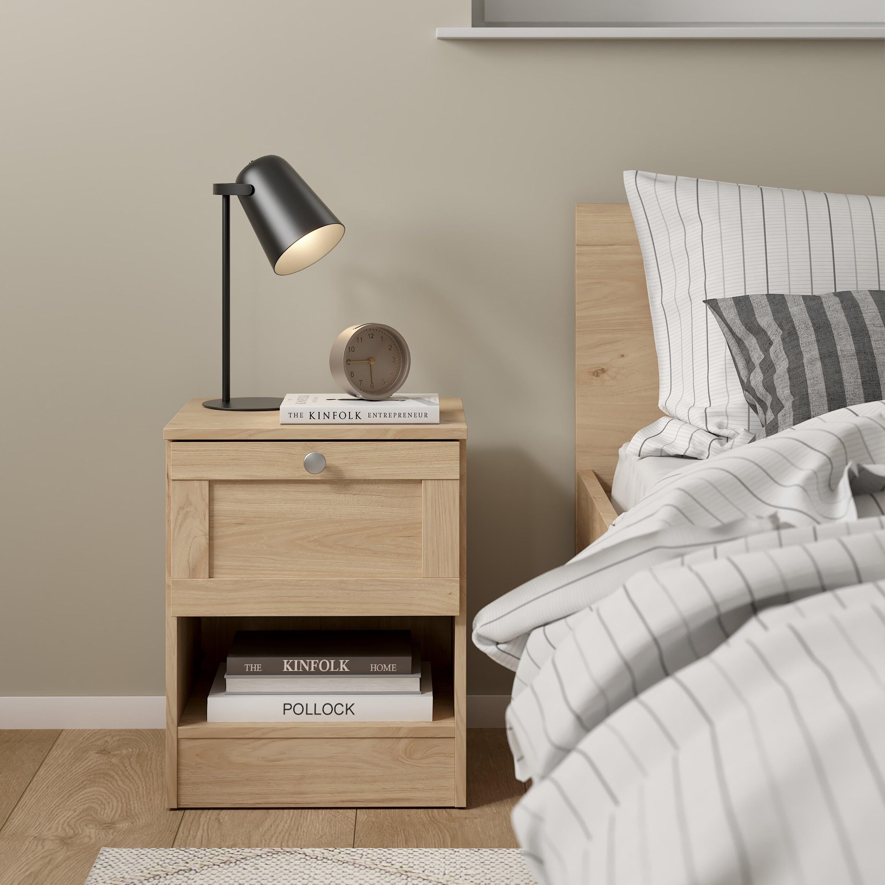 Brande Nightstand with1 Frame Drawer in Jackson Hickory - image 7