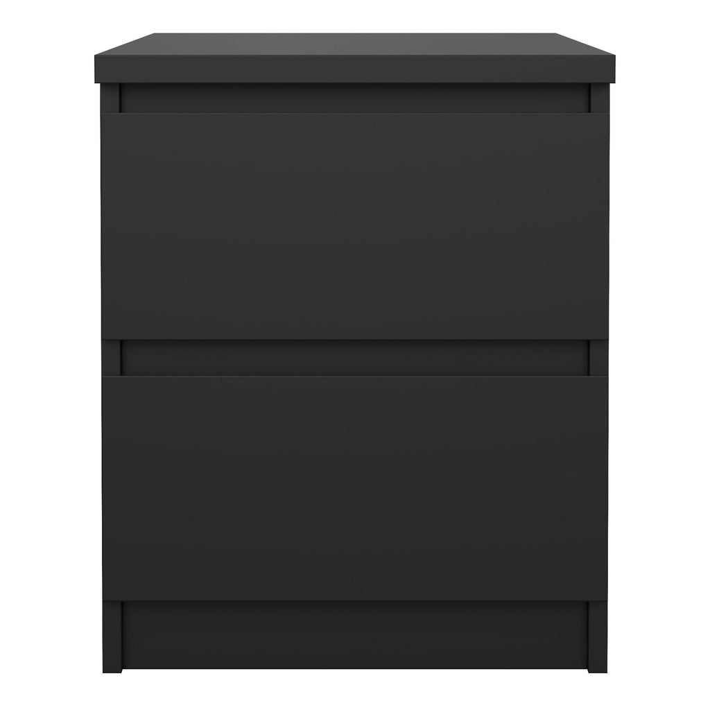 Naia Bedside 2 drawers in Matt Black - image 2