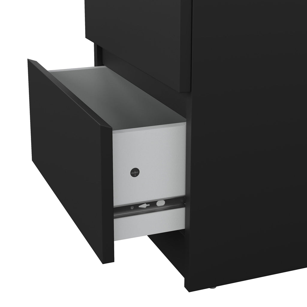Naia Bedside 2 drawers in Matt Black - image 8