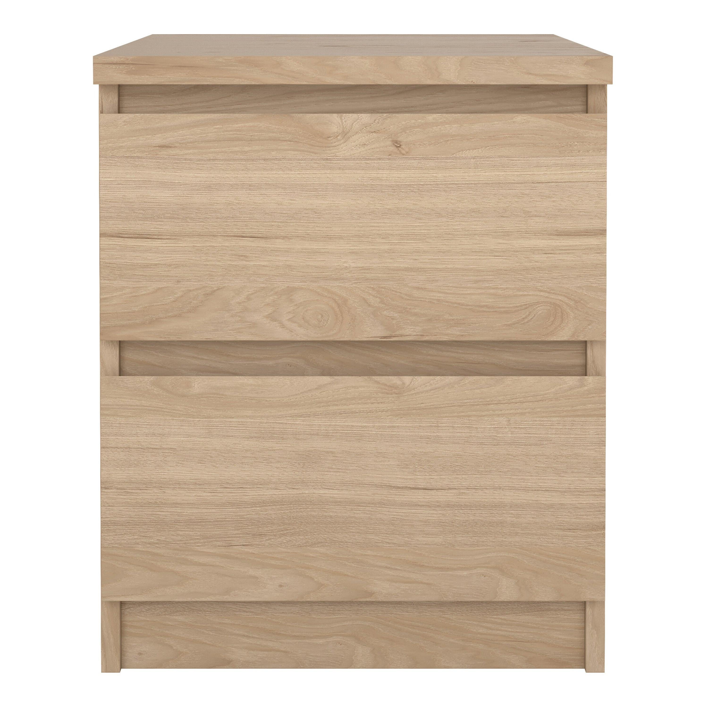 Naia Bedside 2 drawers in Jackson Hickory - image 2