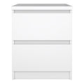 Naia Bedside 2 drawers in White high gloss - image 2