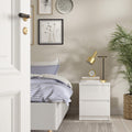 Naia Bedside 2 drawers in White high gloss - image 5