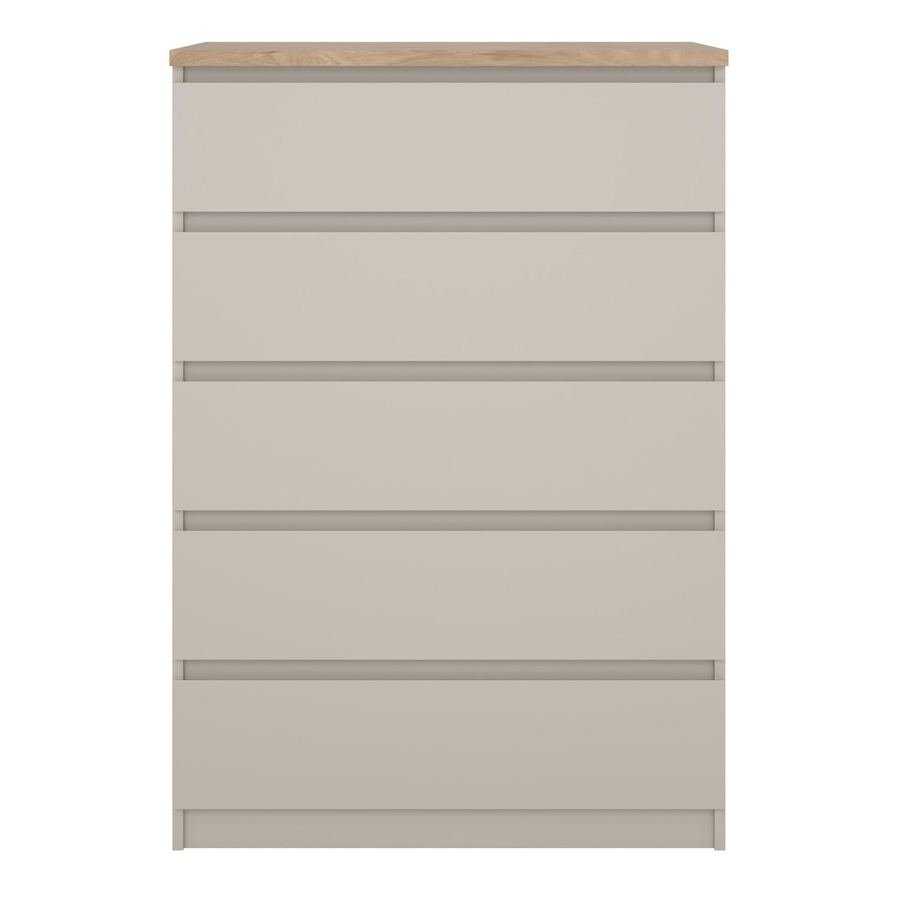 Naia Chest of 5 drawers in Cashmere Jackson Hickory - image 2