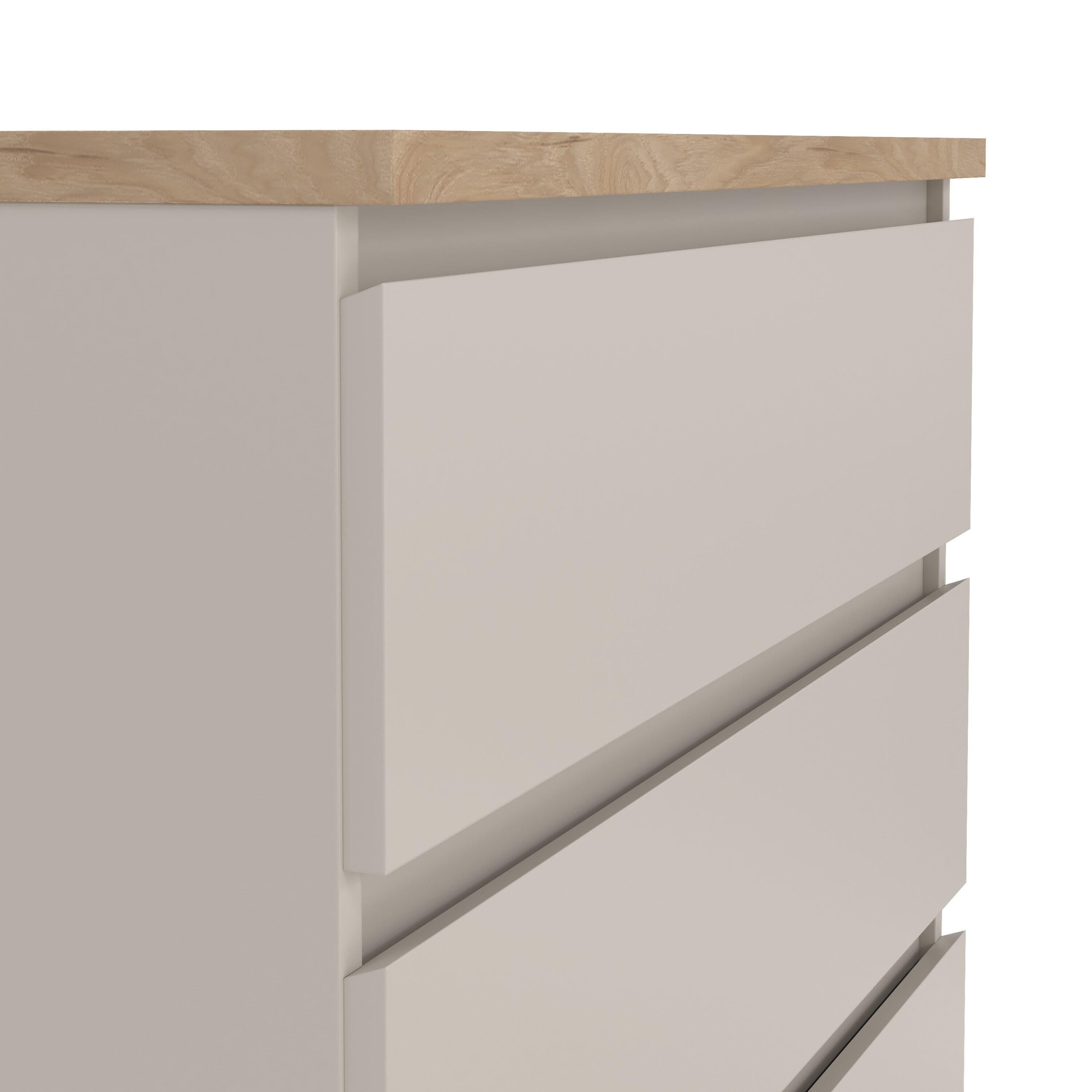 Naia Chest of 5 drawers in Cashmere Jackson Hickory - image 6