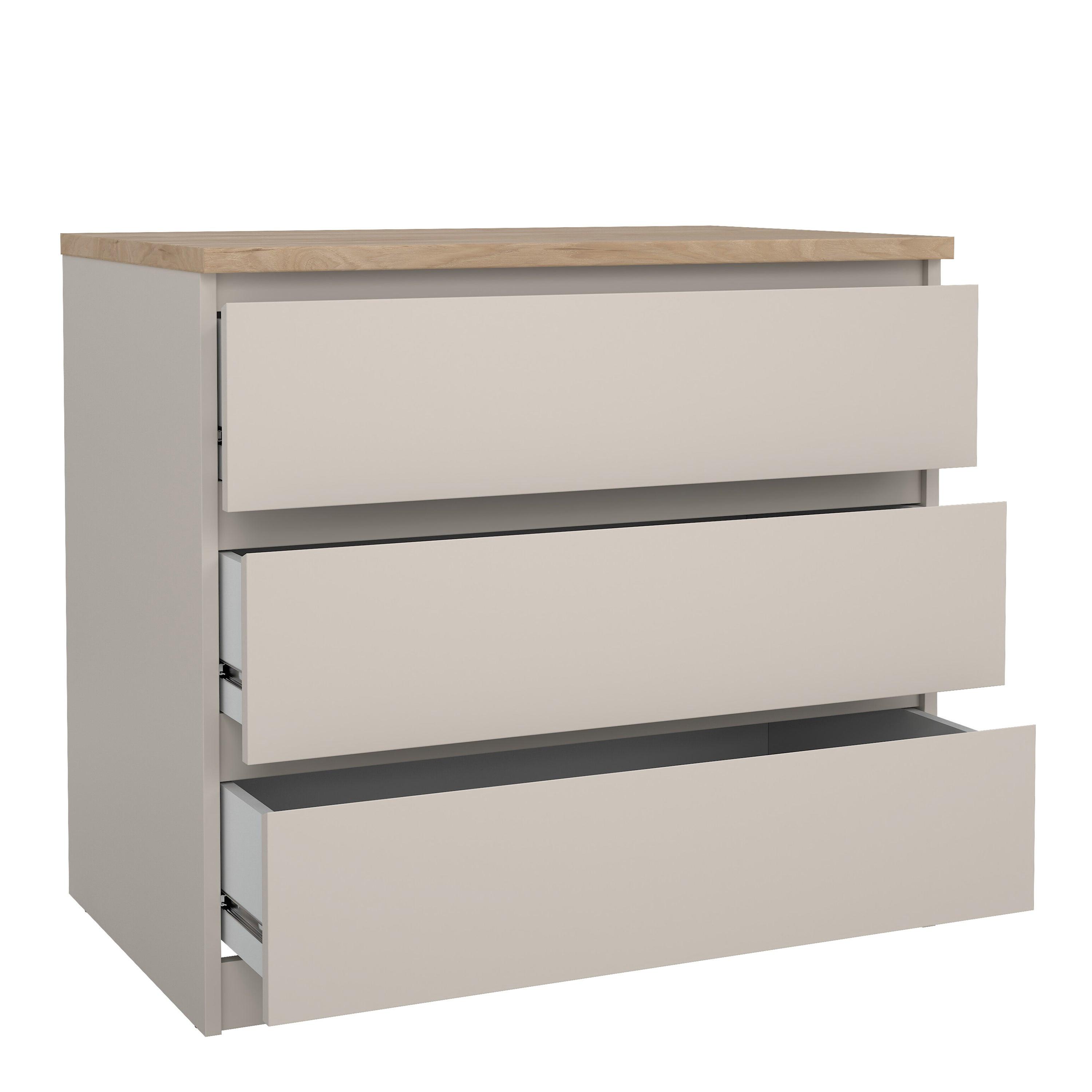 Naia Chest of 3 drawers in Cashmere Jackson Hickory - image 4