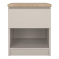 Naia Bedside 1 Drawer 1 Shelf in Cashmere Jackson Hickory - image 2
