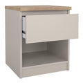 Naia Bedside 1 Drawer 1 Shelf in Cashmere Jackson Hickory - image 4