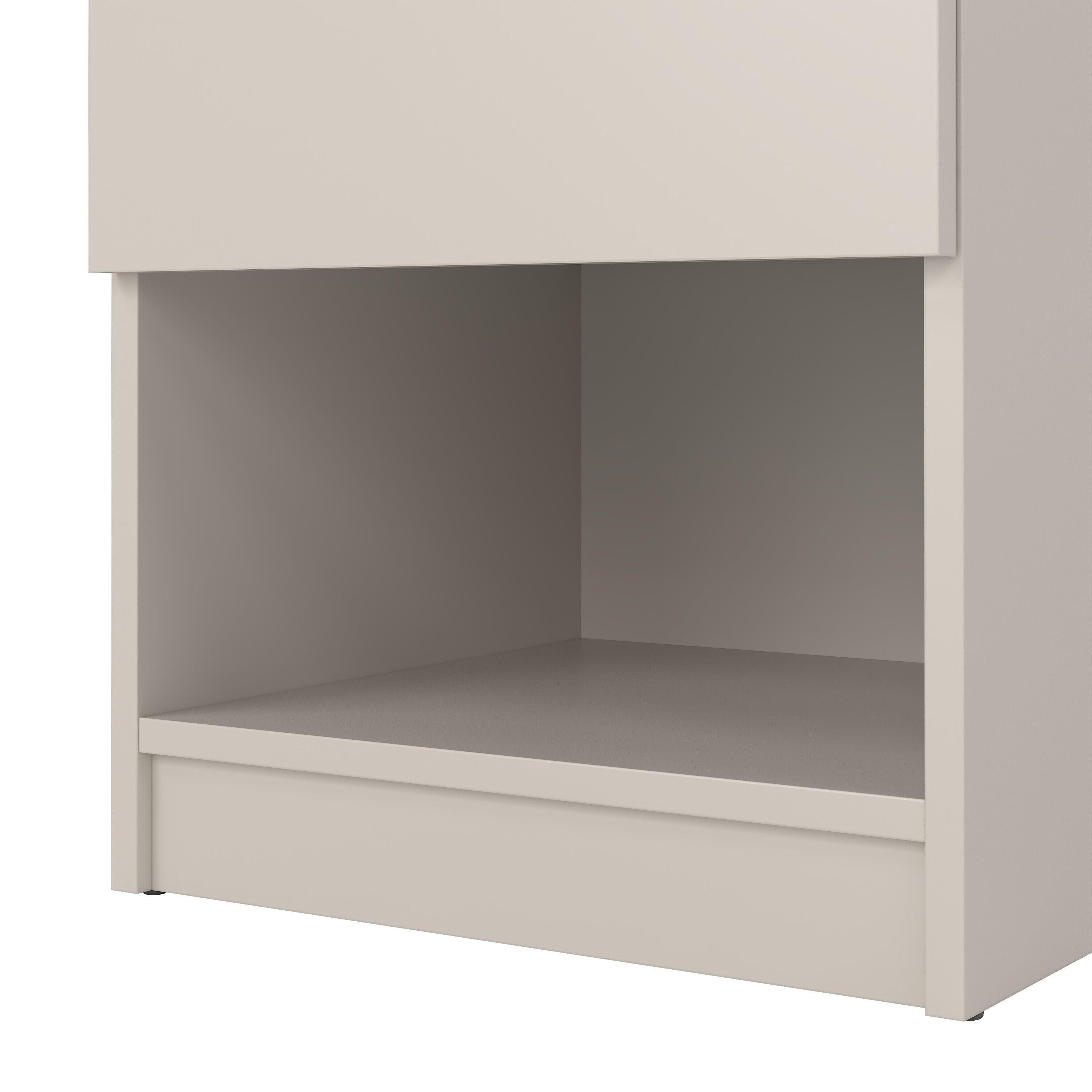 Naia Bedside 1 Drawer 1 Shelf in Cashmere Jackson Hickory - image 7