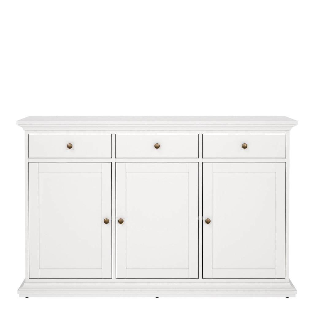 Paris Sideboard with 3 doors and 3 drawers in White - image 2