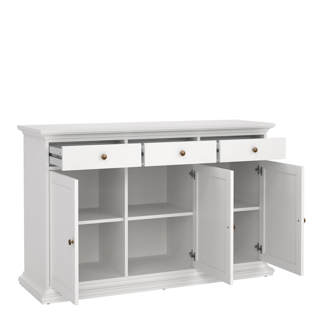 Paris Sideboard with 3 doors and 3 drawers in White - image 5