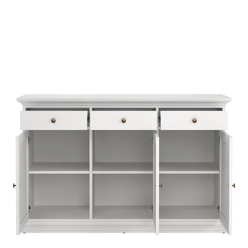 Paris Sideboard with 3 doors and 3 drawers in White - image 6