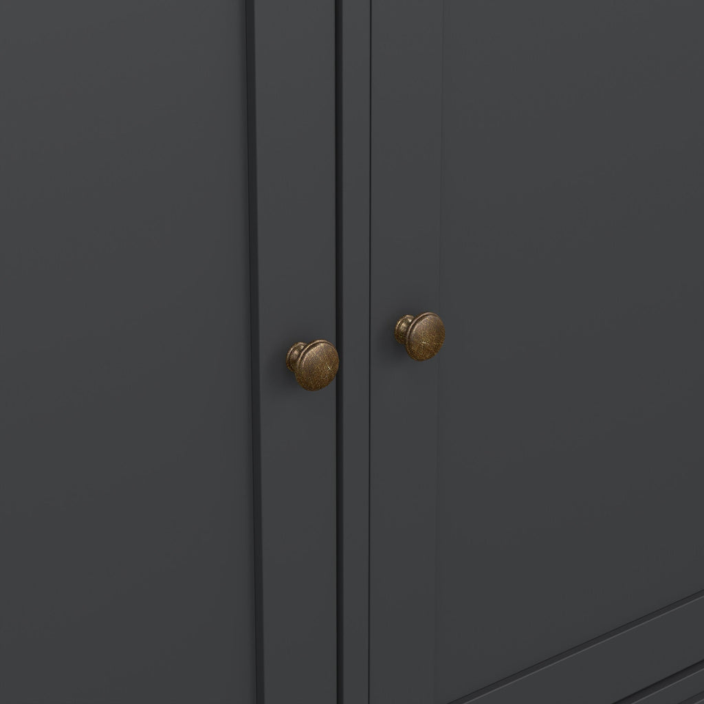 Paris Sideboard with 3 doors and 3 drawers in Matt Grey - image 10