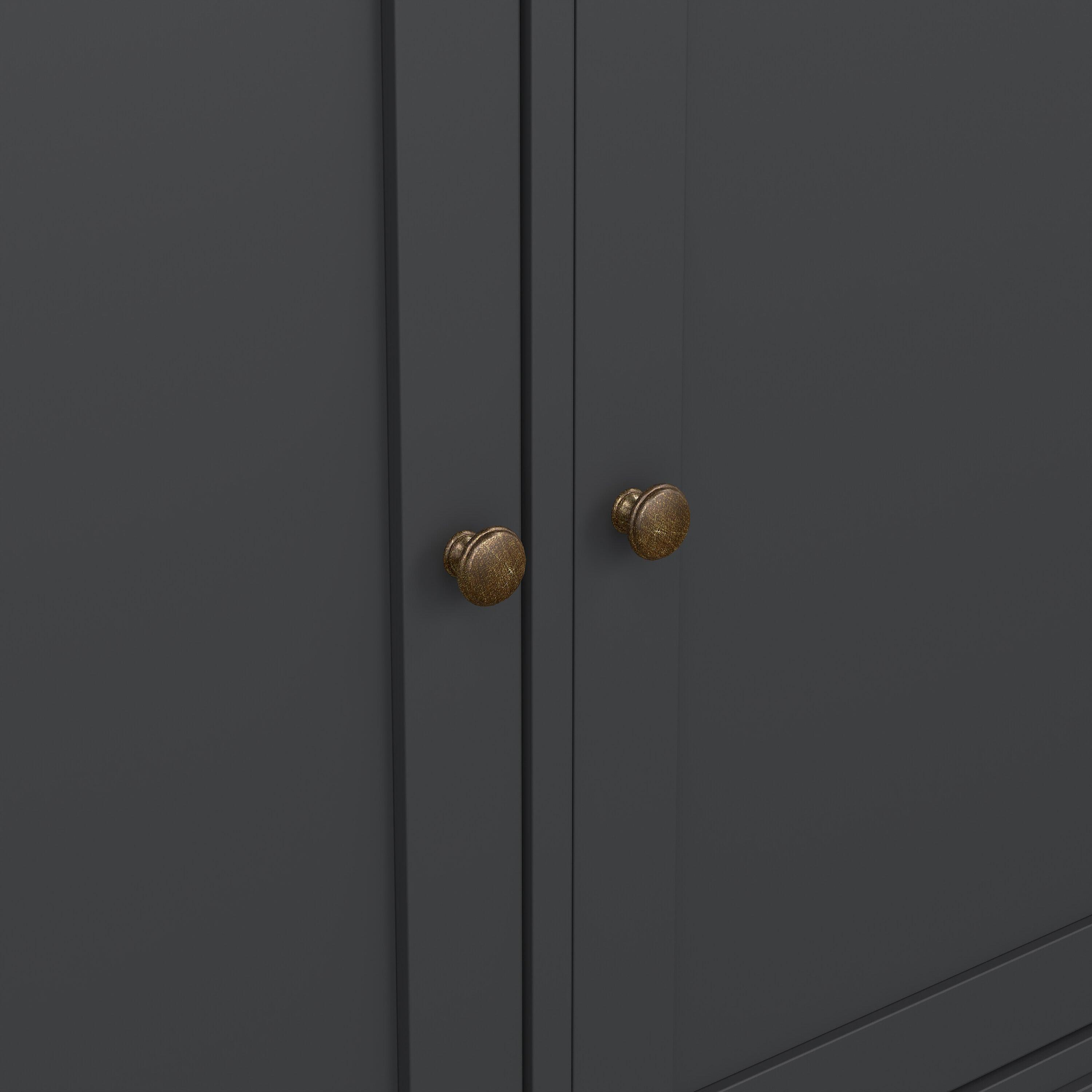 Paris Sideboard with 3 doors and 3 drawers in Matt Grey - image 10