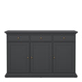 Paris Sideboard with 3 doors and 3 drawers in Matt Grey - image 2