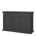 Paris Sideboard with 3 doors and 3 drawers in Matt Grey - image 3