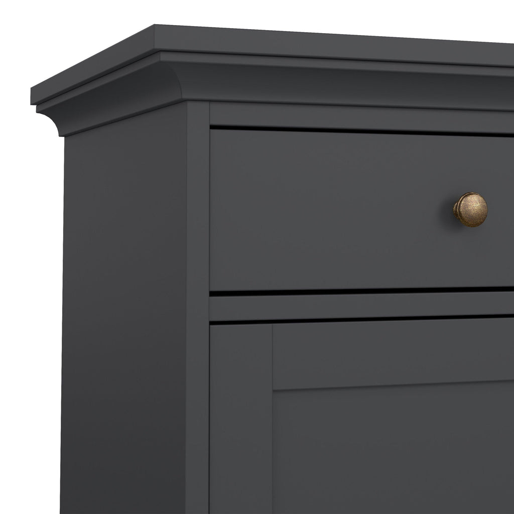 Paris Sideboard with 3 doors and 3 drawers in Matt Grey - image 9