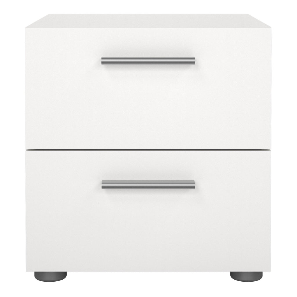 Pepe Bedside 2 Drawers in White - image 2