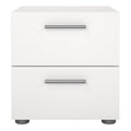 Pepe Bedside 2 Drawers in White - image 2