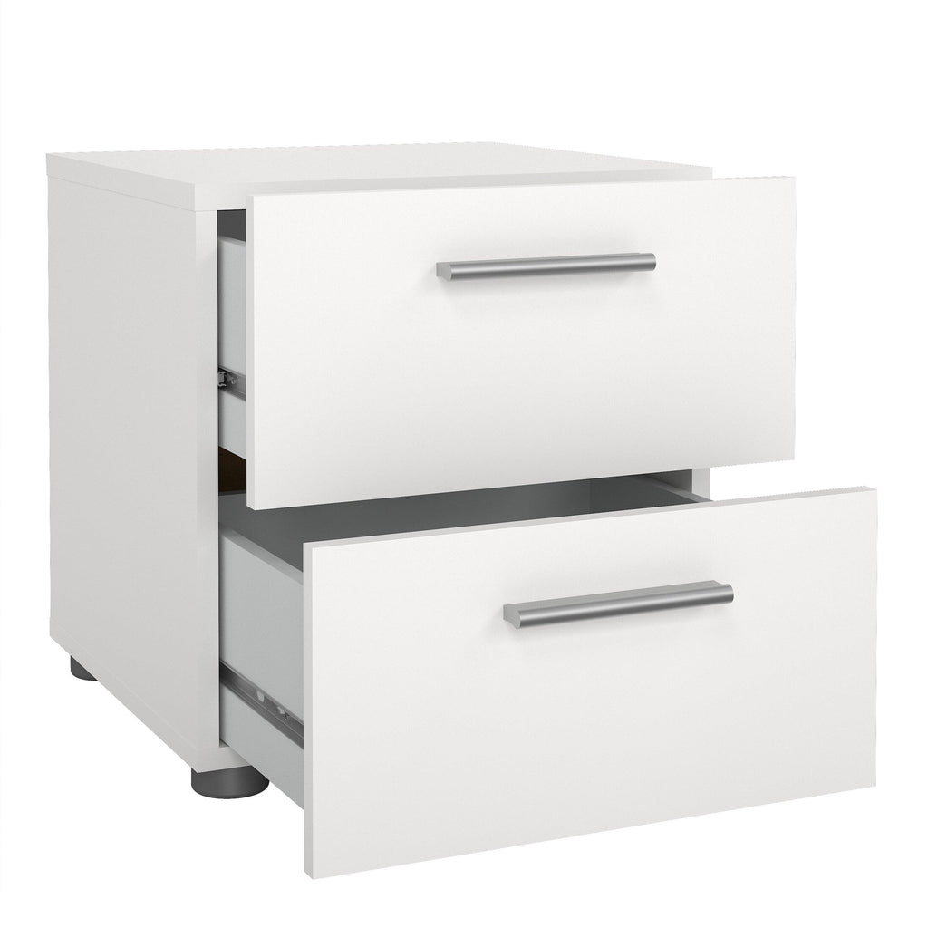 Pepe Bedside 2 Drawers in White - image 4