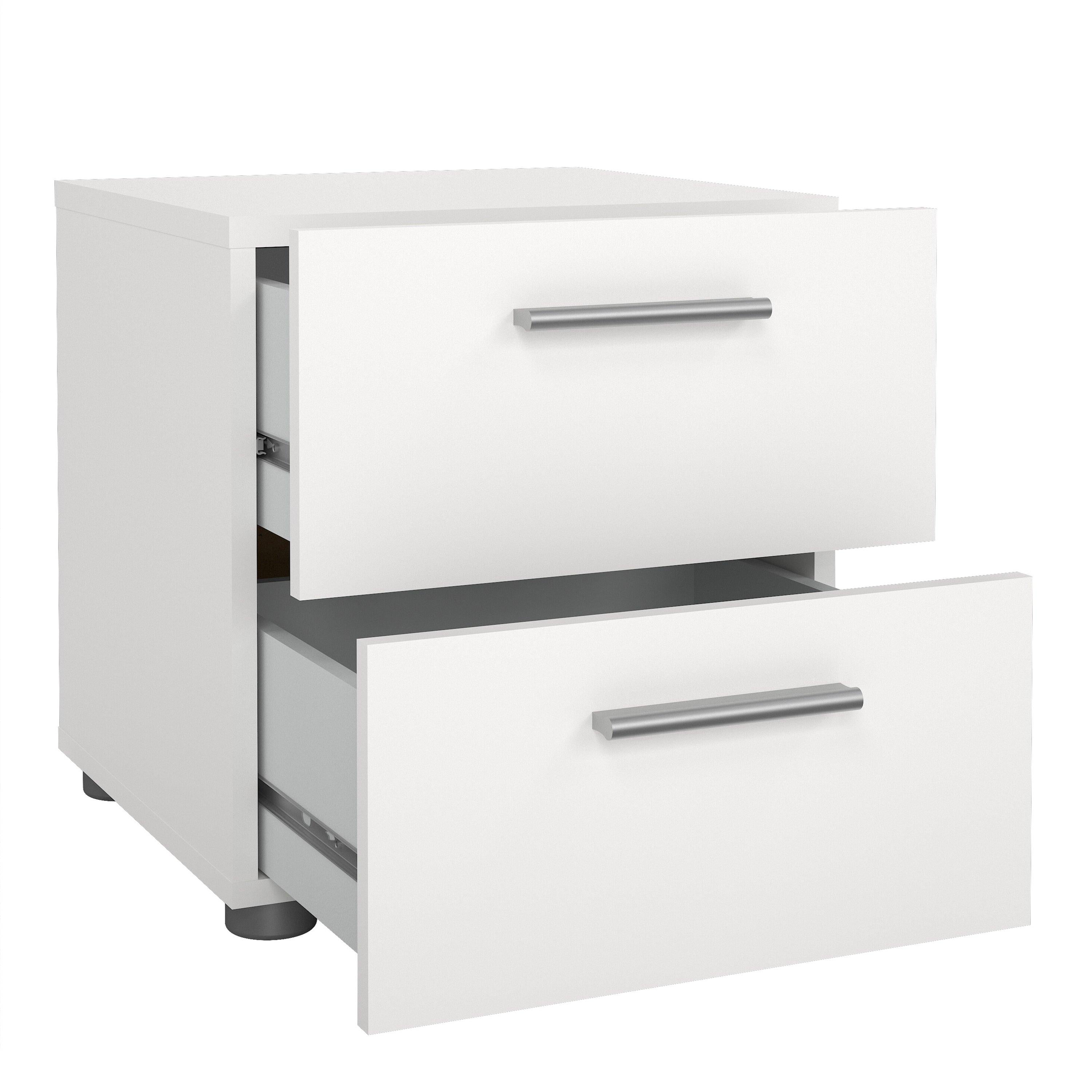 Pepe Bedside 2 Drawers in White - image 4