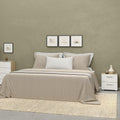 Pepe Bedside 2 Drawers in Oak with White High Gloss - image 5