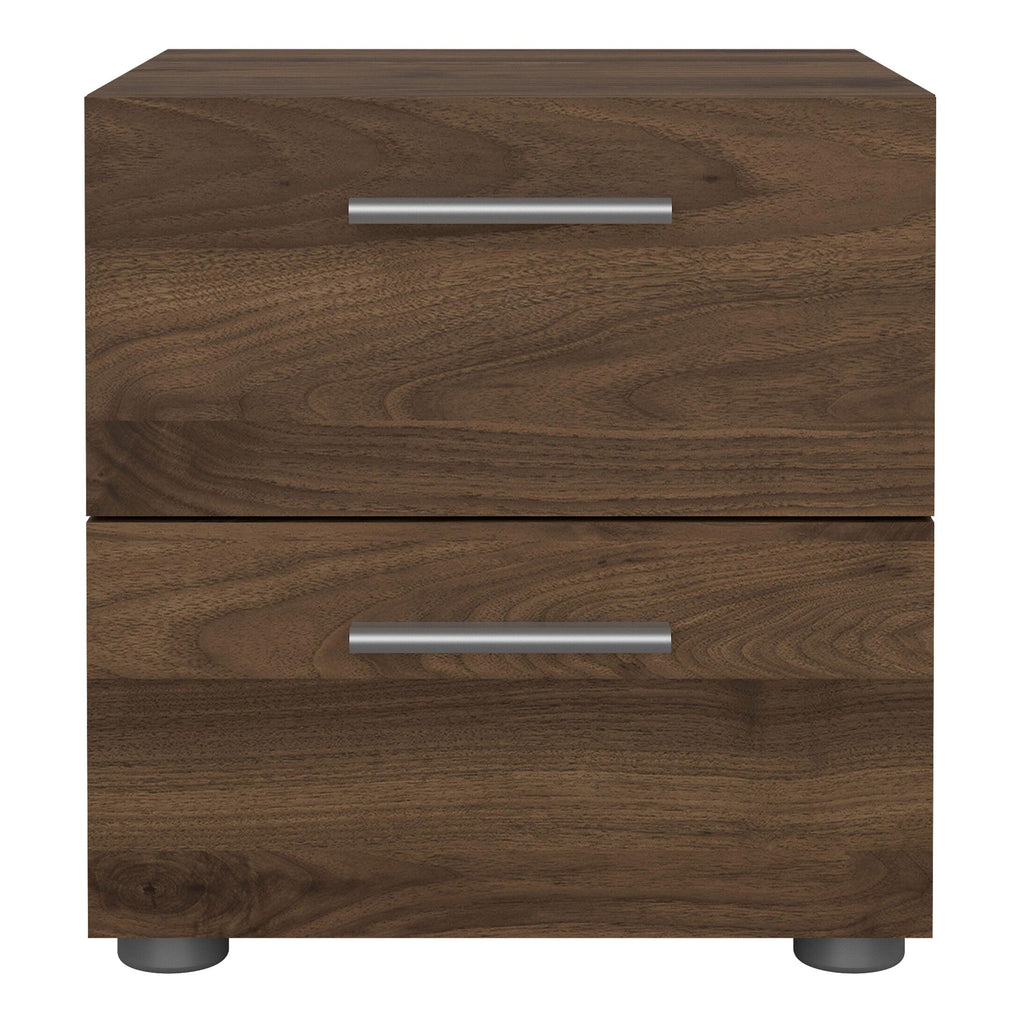 Pepe Bedside 2 Drawers in Walnut - image 2