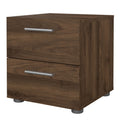 Pepe Bedside 2 Drawers in Walnut - image 3